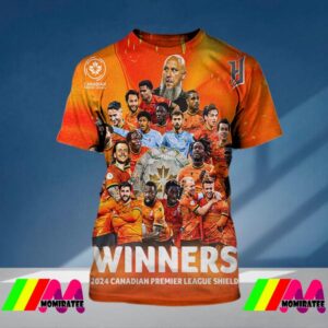 Congrats Forge FC Hamilton Are The 2024 Canadian Premier League Shield Regular Season Winners All Over Print Shirt