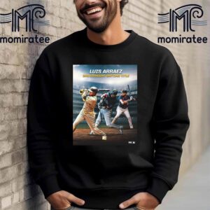 Congrats Luis Arraez Becomes The First Player In MLB History To Win 3 Consecutive Batting Titles With 3 Different Teams Unisex T-Shirt