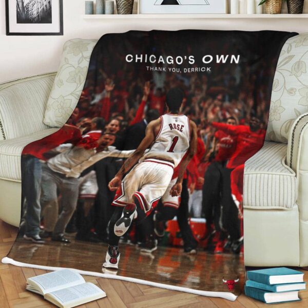 Congrats On A Great Career NBA Legend Derrick Rose Retirement Thank You For Everything Fleece Blanket