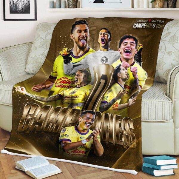 Congratulations To Club America Are 2024 Michelob ULTRA Campeones Cup Champions Fleece Blanket