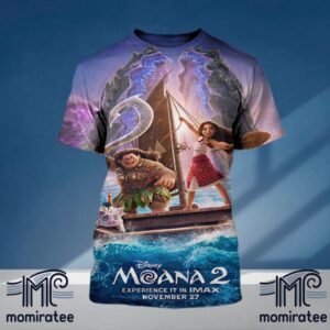 Disney Moana 2 New Official Poster Experience It In Imax November 27th 2024 All Over Print Shirt