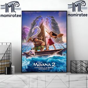 Disney Moana 2 New Official Poster Experience It In Imax November 27th 2024 Home Decor Poster Canvas