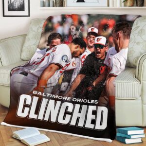 For The First Time In 27 Years Baltimore Orioles Are Headed To The 2024 MLB Postseason Fleece Blanket