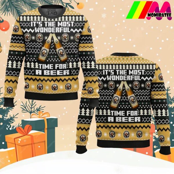 Franziskaner Its The Most Wonderful Time For A Beer Christmas Ugly Sweater