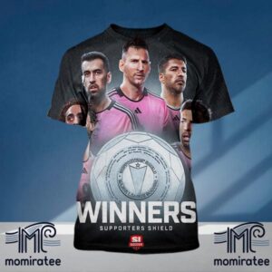 Inter Miami Are The 2024 MLS Supporters’ Shield Winners All Over Print Shirt