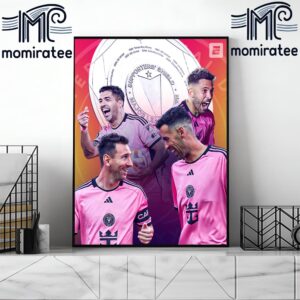 Inter Miami Have Won Their First-Ever MLS Supporters’ Shield Home Decor Poster Canvas