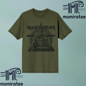 Iron Maiden The Aces High Olive Art And The Iron Maiden Logo Unisex T-Shirt