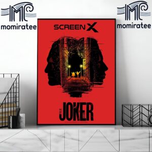 Joker Folie A Deux Official ScreenX Poster Home Decor Poster Canvas