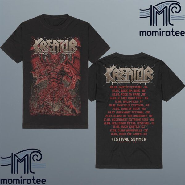 Kreator Festival Summer Europe 2024 Two Sides Classic T-Shirt