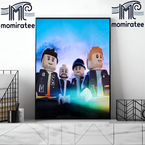 Lego x Coldplay Moon Music New Album Is Landing On Planet Earth Home Decor Poster Canvas