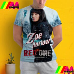 Lucy Liu As Zoe Harlow In Red One Movie Official Poster November 15th 2024 All Over Print Shirt