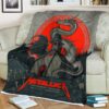 Bass Solo Take One Metallica World Tour at the M72 Helsinki Olympic Stadium Helsinki Finland 2024 Fleece Blanket