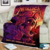 Metallica M72 Helsinki At Olympic Stadium Helsinki Finland June 7th and 9th 2024 Fleece Blanket