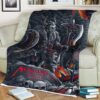 Metallica M72 Helsinki At Olympic Stadium Helsinki Finland June 7th and 9th 2024 Fleece Blanket