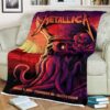 Metallica M72 World Tour In I-Days Milano Coca-Cola at Ippodromo Snai La Maura Milan Italy May 29th 2024 Limited Edition Fleece Blanket