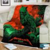 Metallica M72 World Tour Night Two At Olympiastadion In Munich For The First No Repeat Weekend 2024 May 26th Fleece Blanket