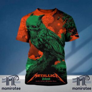 Metallica M72 World Tour M72 Warsaw Poster At PGE Narodowy Warsaw Poland July 5th and 7th 2024 All Over Print Shirt