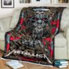 Metallica M72 World Tour No Repeat Weekend Combined Official Poster At Olympiastadion In Munich May 24-26 2024 Fleece Blanket