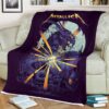 Metallica New Poster For 72 Seasons By Wolf Skull Jack Art Fleece Blanket