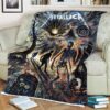 Metallica New Poster For 72 Seasons Misery She Loves Me Oh But I Love Her More By Andrew Cremeans Art Fleece Blanket