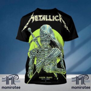 Metallica World Tour M72 Hellfest Open Air Festival Clisson France June 29th 2024 All Over Print Shirt