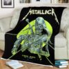 Metallica M72 World Tour M72 North American Tour At Soldier Field Chicago IL For M72 Chicago August 9th 2024 Fleece Blanket