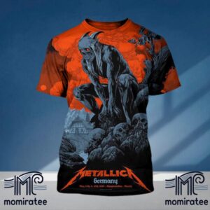 Metallica World Tour M72 Munich at Olympiastadion Munich Germany May 24th And 26th 2024 All Over Print Shirt