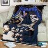 Metallica World Tour M72 North American Tour 2024 The Fire And Skull For M72 Minneapolis At US Bank Stadium Minneapolis MN US August 16-18 2024 Fleece Blanket