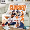 October Ready Fight For The Faithful San Diego Padres Clinched MLB Postseason 2024 Fleece Blanket