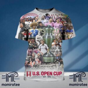 Official Poster 109th Champion The Lamar Hunt US Open Cup EST 1914 All Over Print Shirt