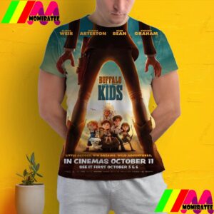 Official UK Poster Buffalo Kids Little Heroes Big Dreams Wild Adventures October 11th 2024 All Over Print Shirt