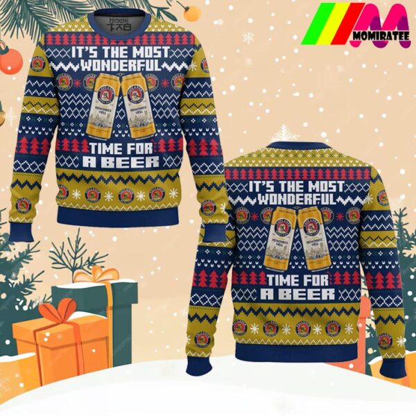 Paulaner Its The Most Wonderful Time For A Beer Christmas Ugly Sweater