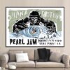 Pearl Jam At The Ohana Festival Dana Point CA September 29th 2024 Merch Poster By Richey Beckett Home Decor Poster Canvas