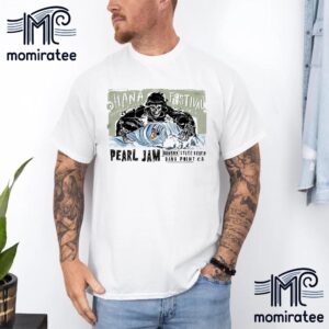 Pearl Jam At The Ohana Festival Doheny State Beach Dana Point CA September 27th 2024 Merch Poster By Terry Urban Unisex T-Shirt