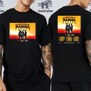 Rascal Flatts Celebrating 25th Anniversary Life Is A Highway Tour With Special Guests Lauren Alaina And Chris Lane Two Sided Classic T-Shirt