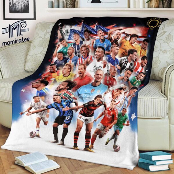 Take It To The World FIFACWC In USA FIFA Club World Cup 2025 Official Poster Fleece Blanket