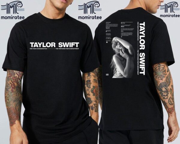 Taylor Swift For Your Consideration-The Tortured Poets Department Banner For The 2025 Grammys Two Sided Classic T-Shirt