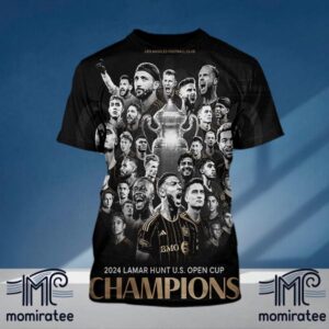 The 2024 Lamar Hunt US Open Cup Champions Are Los Angeles FC For The First Time In History All Over Print Shirt