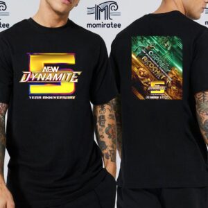 The Champion Will Ospreay Vs The Challenger Ricochet For AEW International Championship At AEW Dynamite 5 Year Anniversary Two Sides Classic T-Shirt