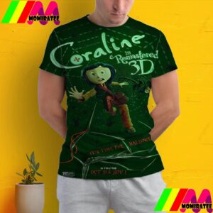 The Coraline In Remastered 3D Its Time For Halloween October 31st And November 1st 2024 All Over Print Shirt