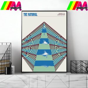 The National The Zen Diagram Tour At Blossom Music Center In Cuyahoga Falls OH September 21th 2024 Home Decor Poster Canvas