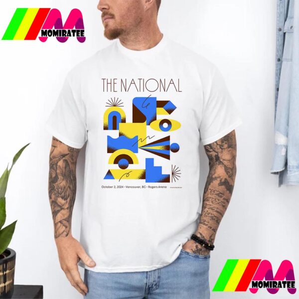 The National The Zen Diagram Tour At Rogers Arena Vancouver BC October 2nd 2024 Unisex T-Shirt