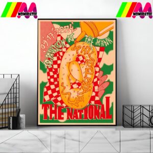 The National The Zen Diagram Tour At TD Pavilion At The Mann Center In Philadelphia PA September 19th 2024 Home Decor Poster Canvas