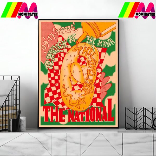 The National The Zen Diagram Tour At TD Pavilion At The Mann Center In Philadelphia PA September 19th 2024 Home Decor Poster Canvas