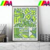 The National The Zen Diagram Tour At The Legendary Merriweather Post Pavilion Columbia MD September 16th 2024 Home Decor Poster Canvas