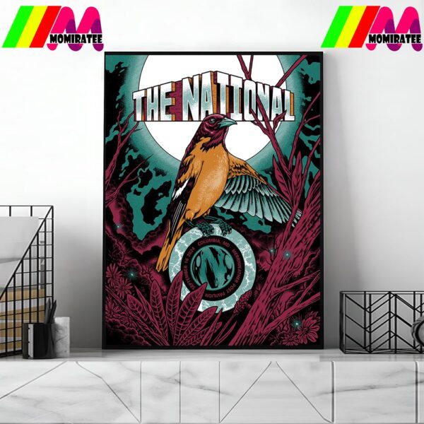 The National The Zen Diagram Tour At The Legendary Merriweather Post Pavilion Columbia MD September 16th 2024 Home Decor Poster Canvas