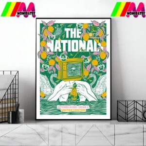 The National The Zen Diagram Tour At United Center Chicago IL September 24th 2024 Home Decor Poster Canvas