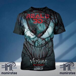 Venom The Last Dance Official RealD 3D Poster Exclusively In Movie Theatres October 25th 2024 All Over Print Shirt