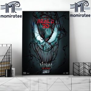 Venom The Last Dance Official RealD 3D Poster Exclusively In Movie Theatres October 25th 2024 Home Decor Poster Canvas