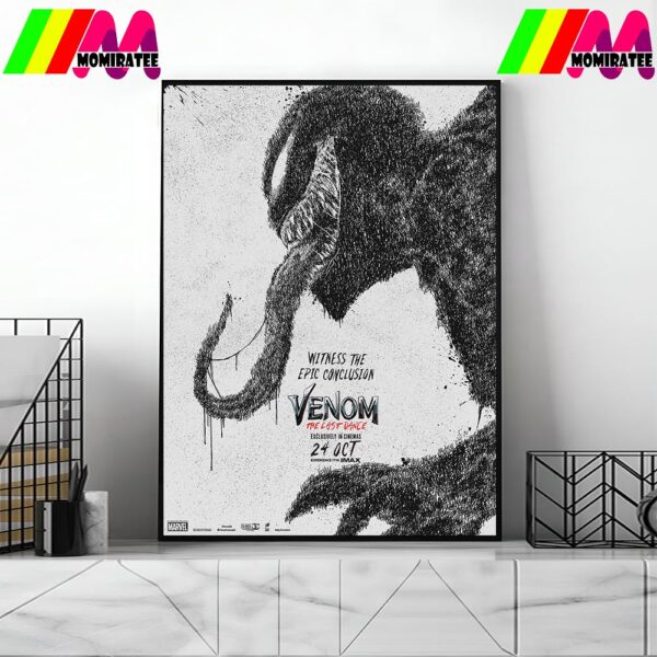 Witness The Epic Conclusion Venom The Last Dance Is Exclusively In Cinemas October 24th 2024 Home Decor Poster Canvas